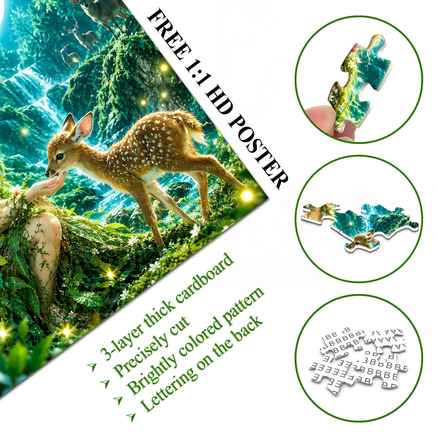 Rendezvous in Green Jigsaw Puzzle 1000 Pieces