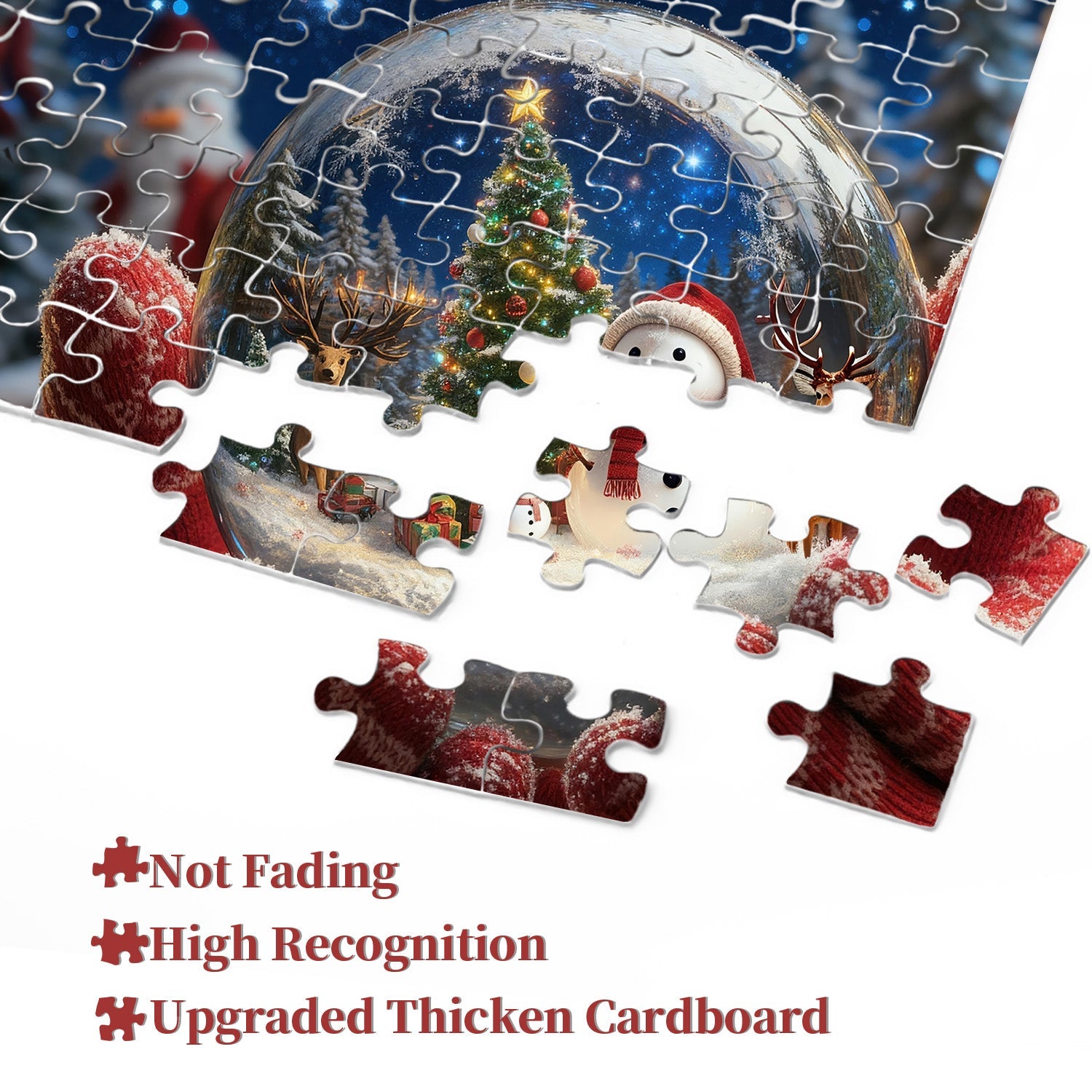 Winter snowball scene Jigsaw Puzzle 1000 Pieces