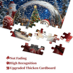 Winter snowball scene Jigsaw Puzzle 1000 Pieces