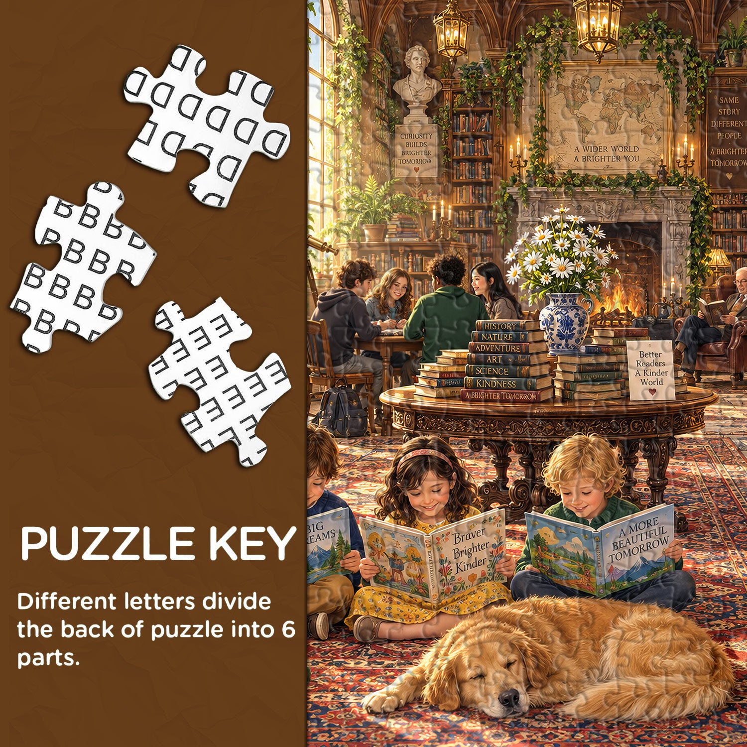Joy Within Books Jigsaw Puzzle 1000 Pieces