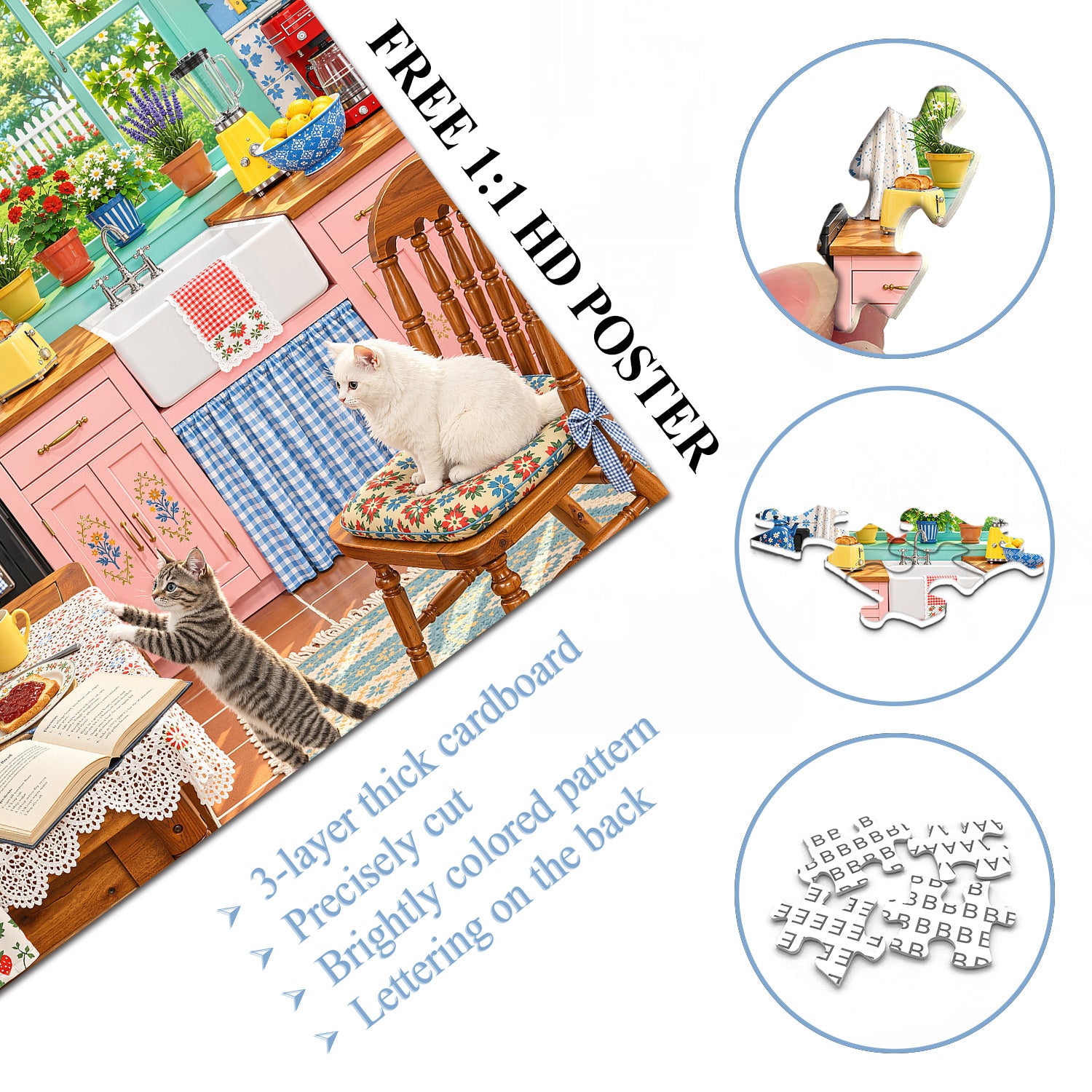 Cozy Kitchen Jigsaw Puzzle 1000 Pieces