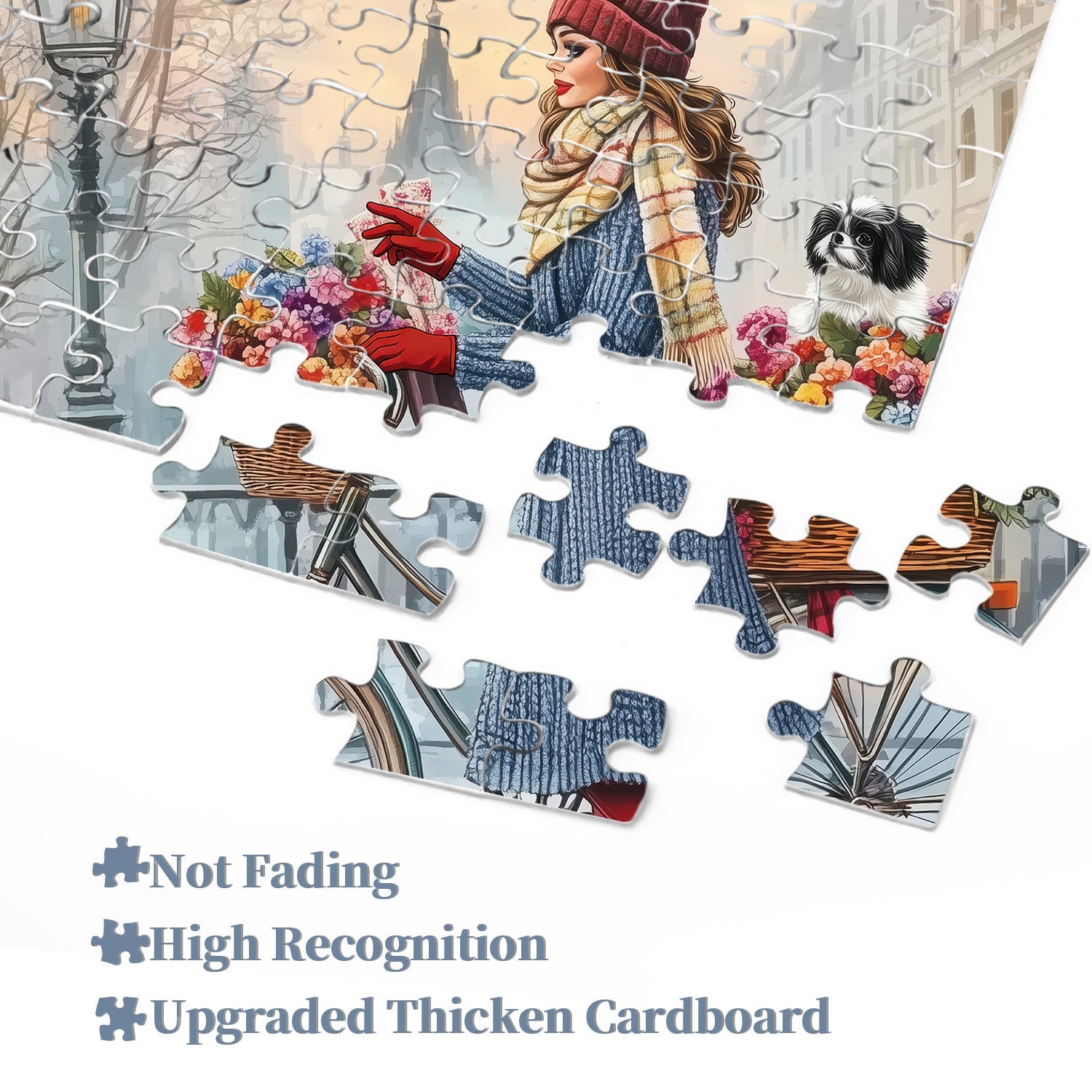 Blossom Bike Excursion Jigsaw Puzzle 1000 Pieces