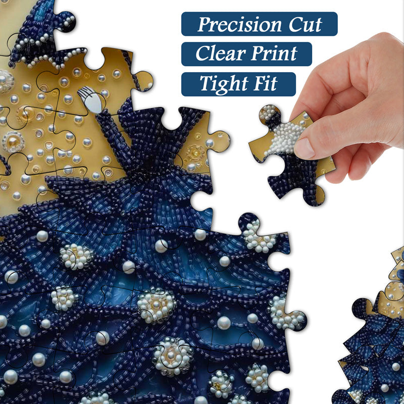 Puzzle de la dame perle 1000 pièces