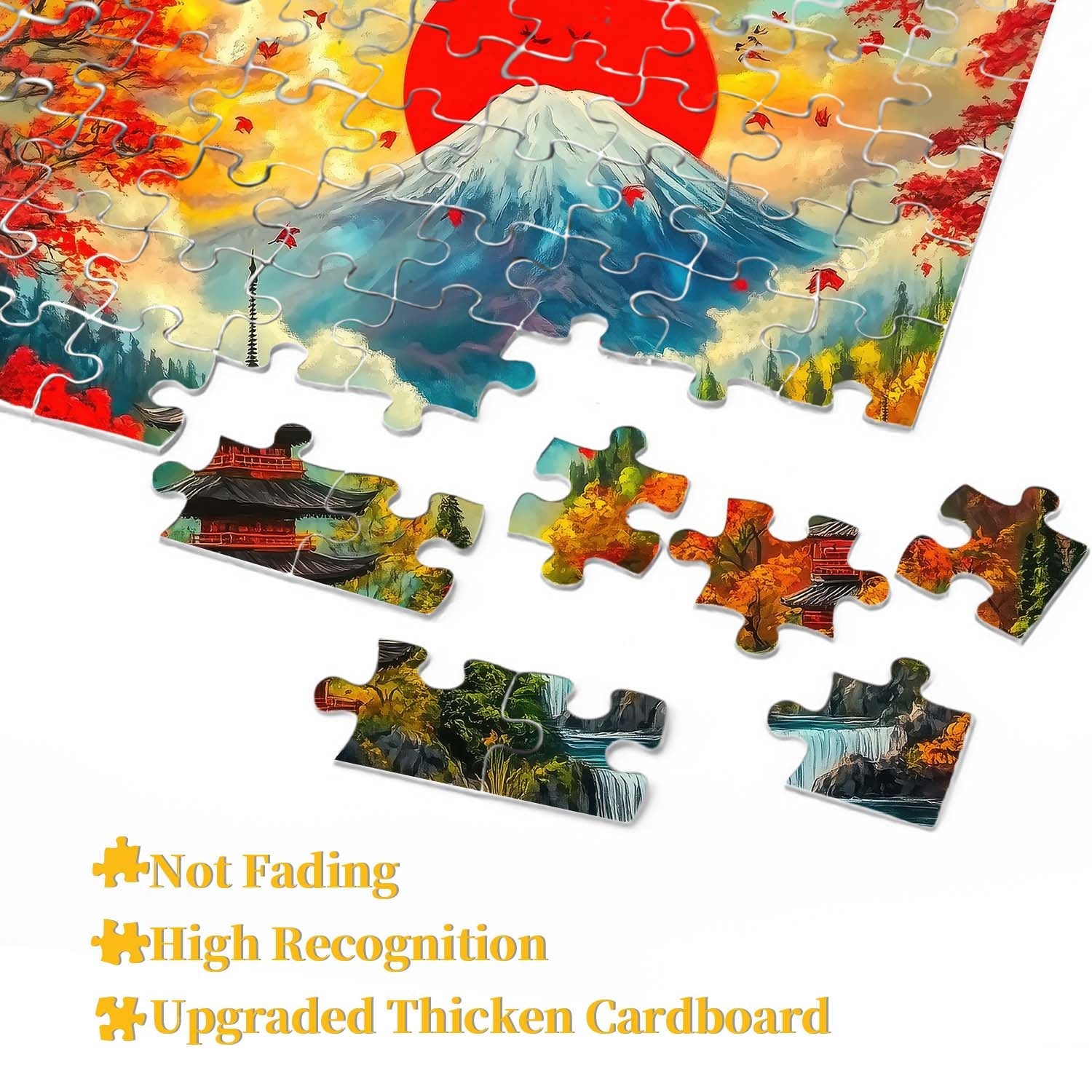 Rompecabezas de la Belleza Radiante de Fuji 1000 Piezas