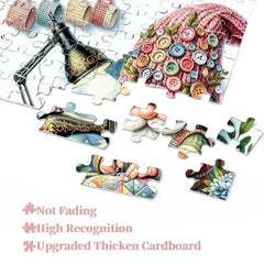 Quilt Craft Gnome Jigsaw Puzzle 1000 Pieces