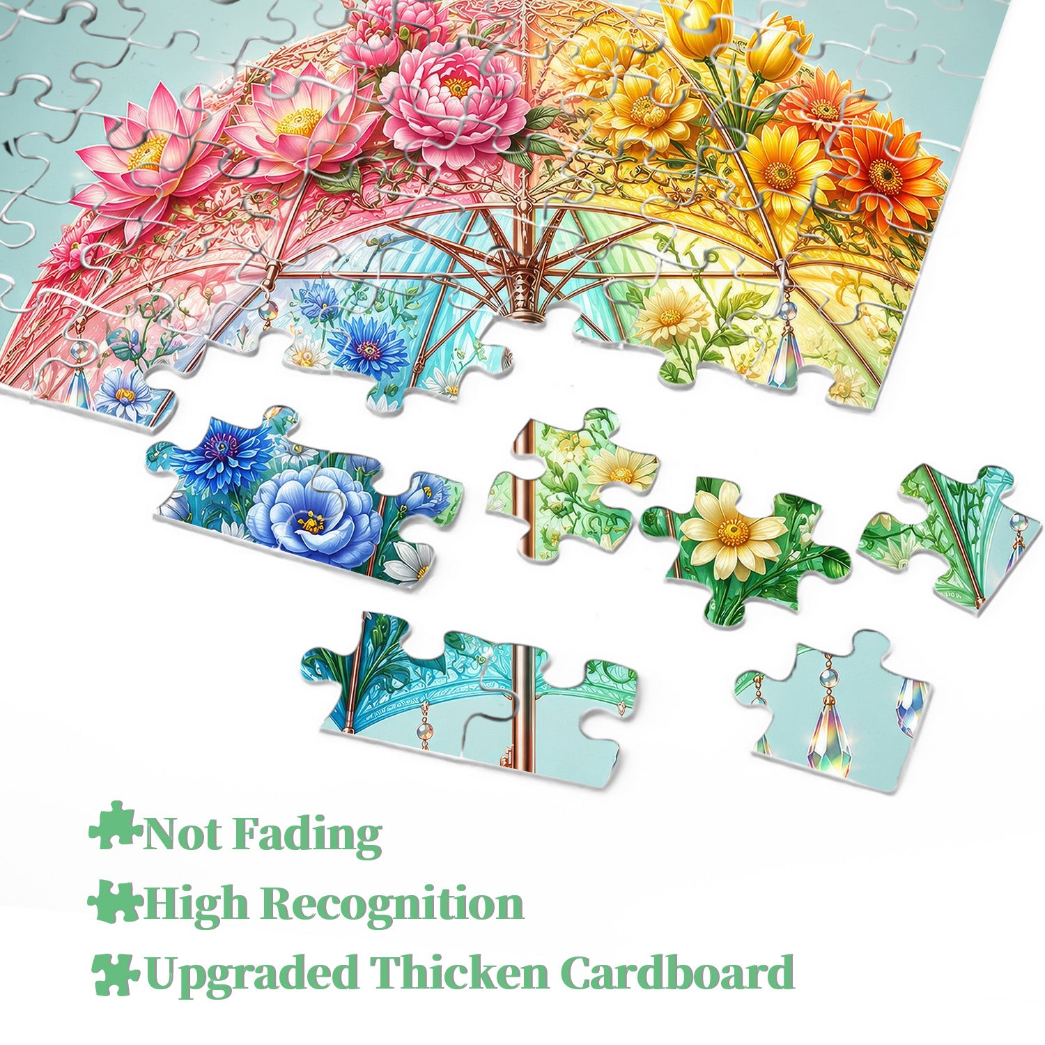 Fantasy Floral Crystal Parasol Jigsaw Puzzle 1000 Pieces