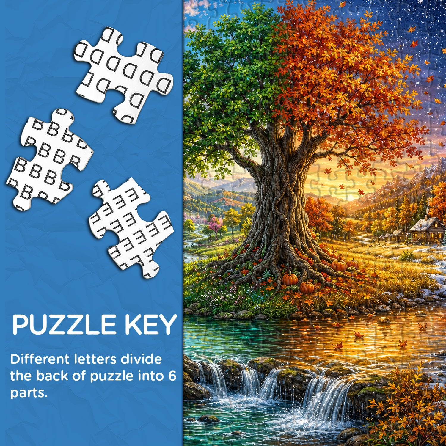 Puzzle saisonnier Wonder Valley 1000 pièces