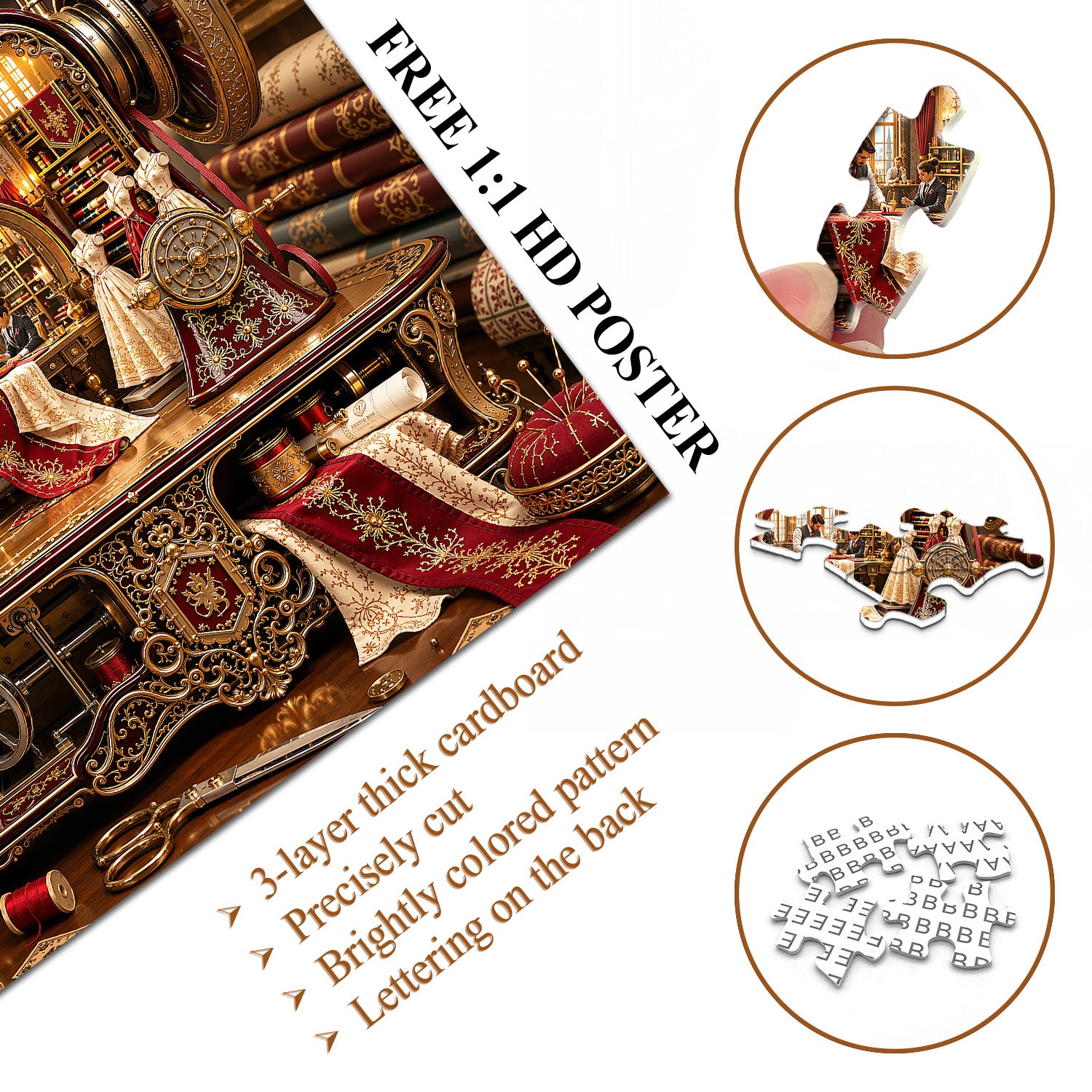 Vintage Atelier Jigsaw Puzzle 1000 Pieces