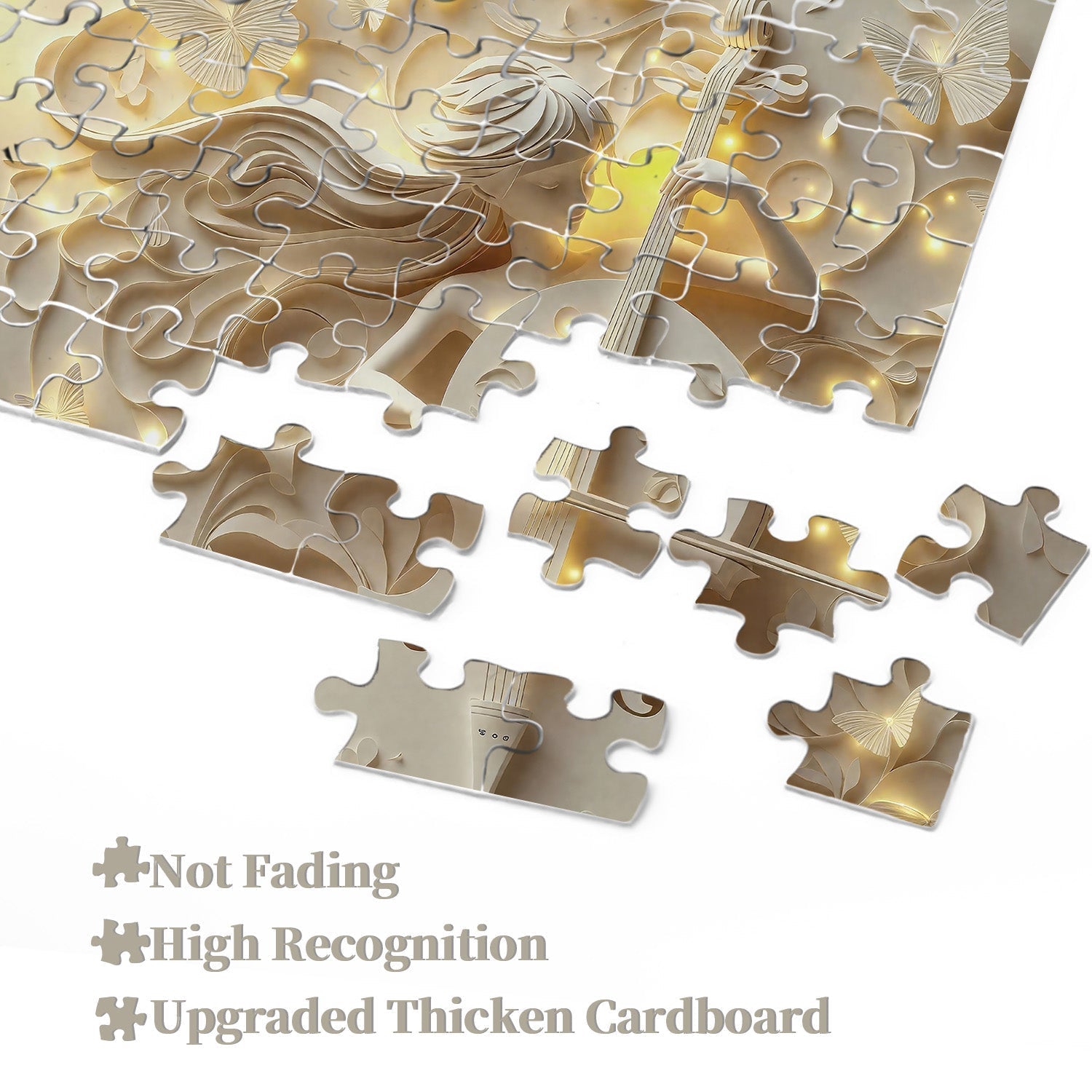 Puzzle di carta con melodia di farfalle, 1000 pezzi