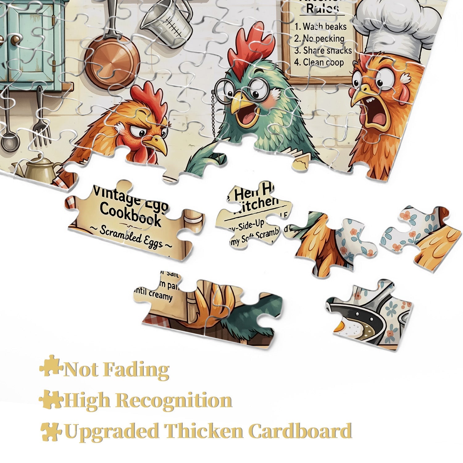 Cluck Cookery Jigsaw Puzzle 1000 Pieces