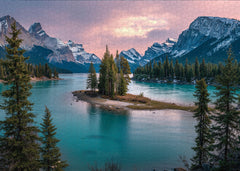 Le lac rencontre la montagne Puzzle 1000 pièces