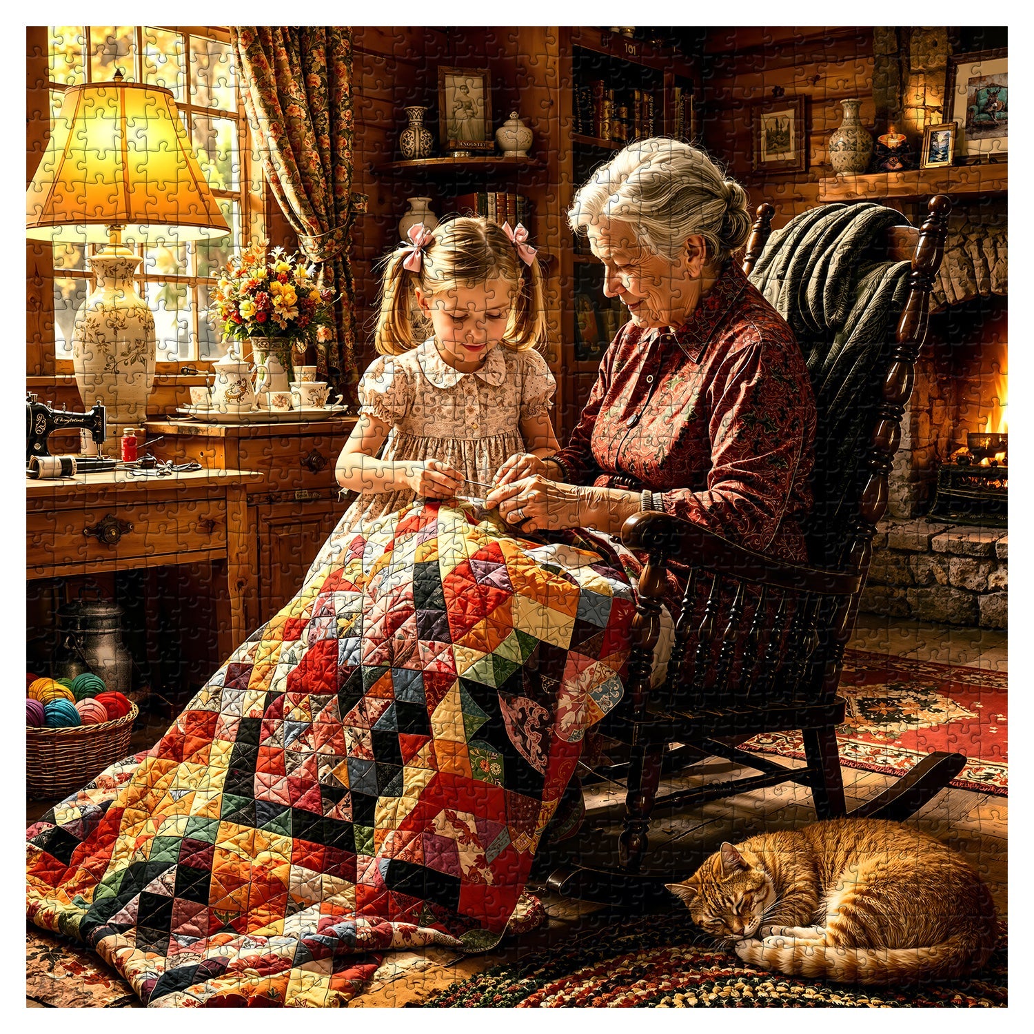 Soft Knit Memories Jigsaw Puzzle 1000 Pieces