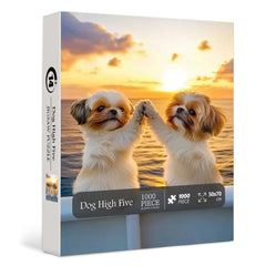 Dog High Five Jigsaw Puzzle 1000 Pieces