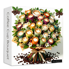 Coffee Cup Bouquet Jigsaw Puzzle 1000 Pieces