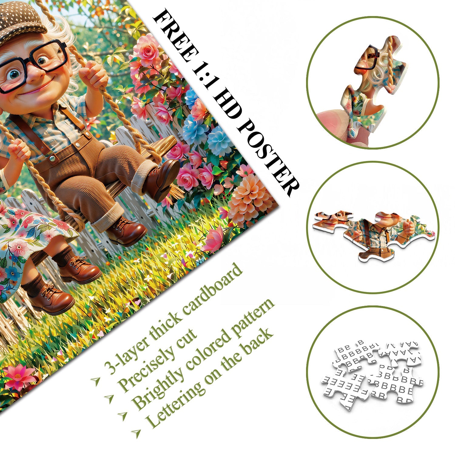 Sweet Swing Jigsaw Puzzle 1000 Pieces