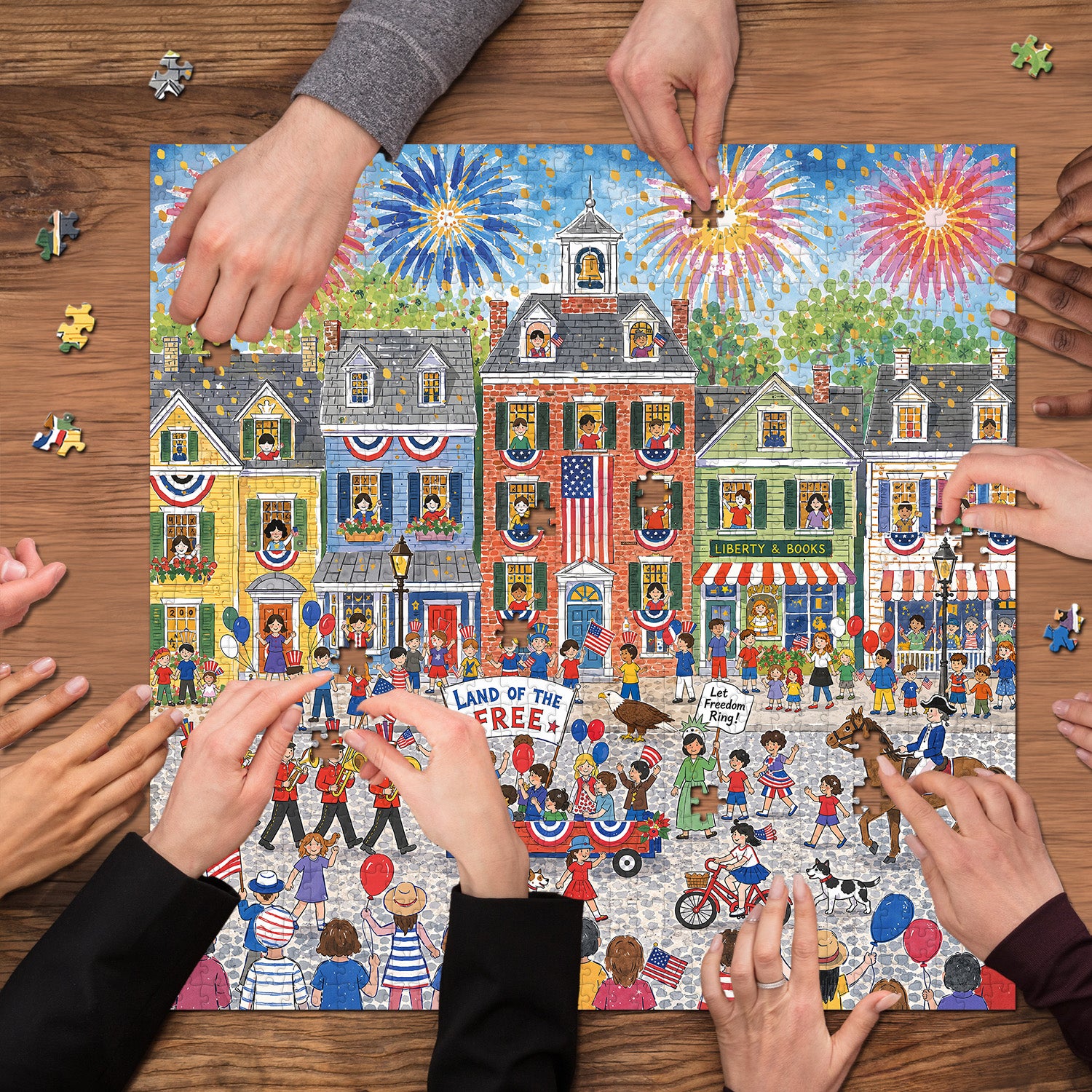 Town Celebration Jigsaw Puzzle 1000 Pieces