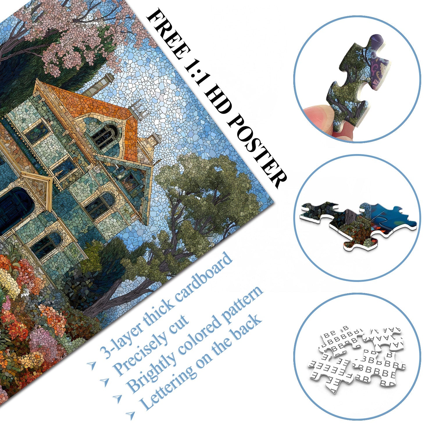 Gartenhaus-Puzzle 1000 Teile