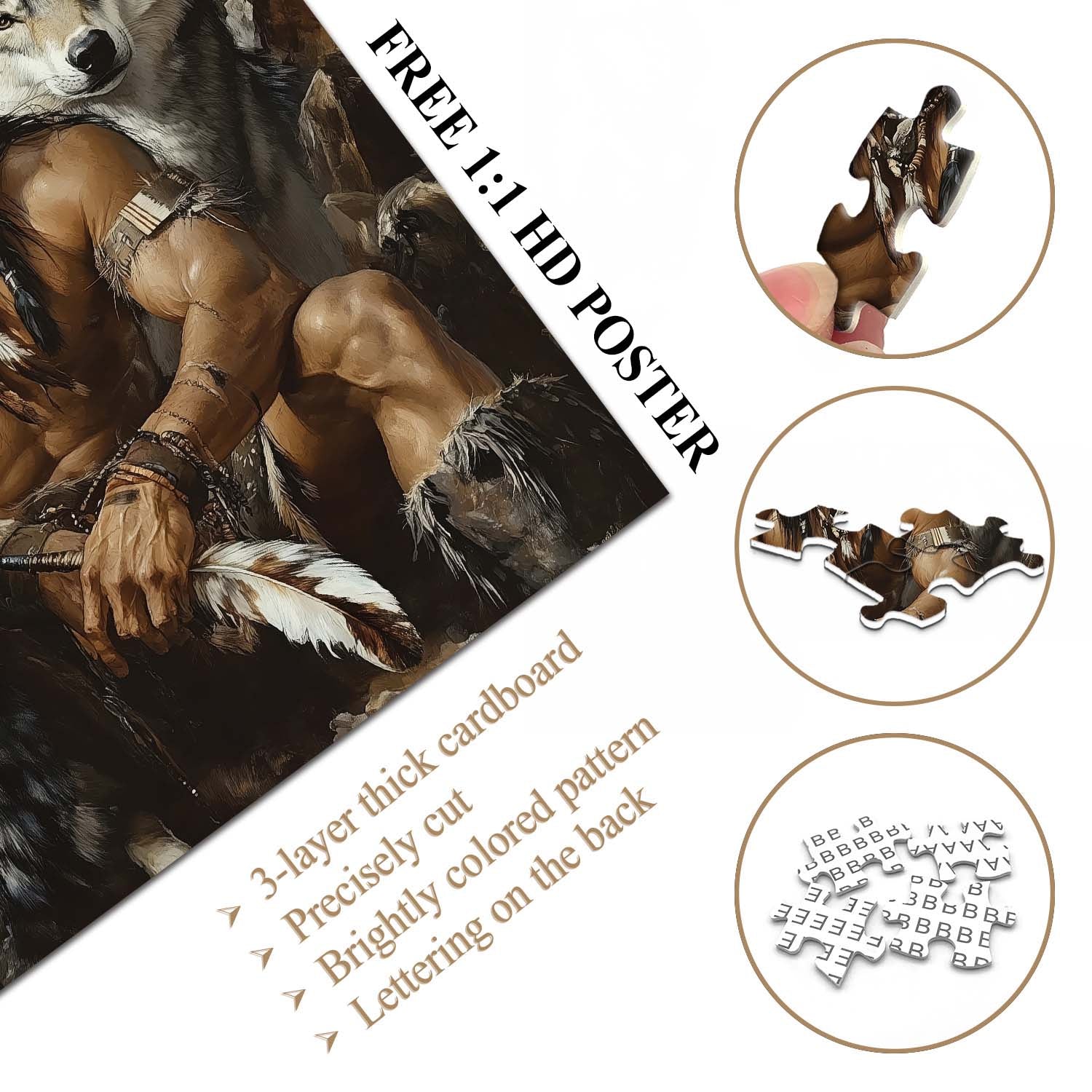 King Of The Wolves Jigsaw Puzzle 1000 Pieces