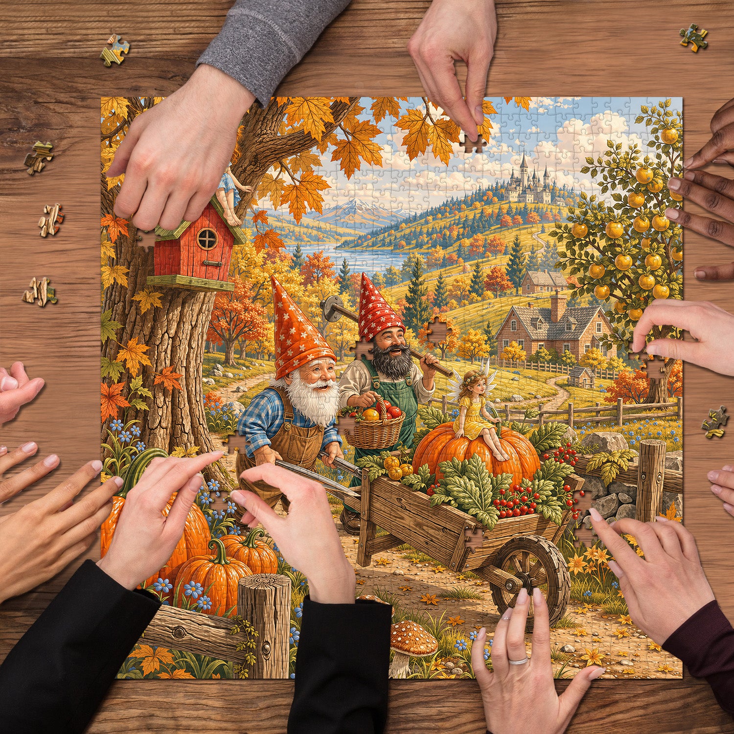 Autumn Whimsy Jigsaw Puzzle 1000 Pieces