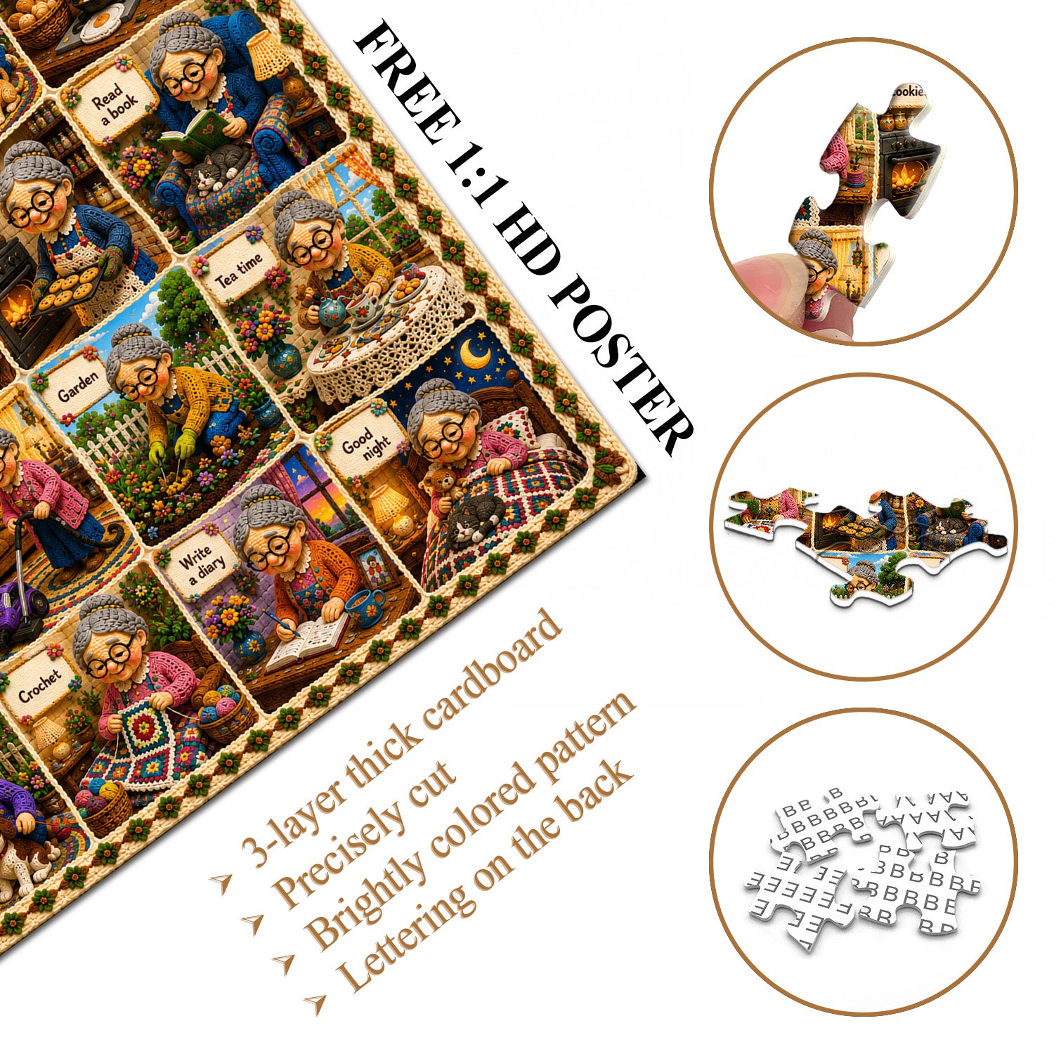 Omas Tag Puzzle 1000 Teile