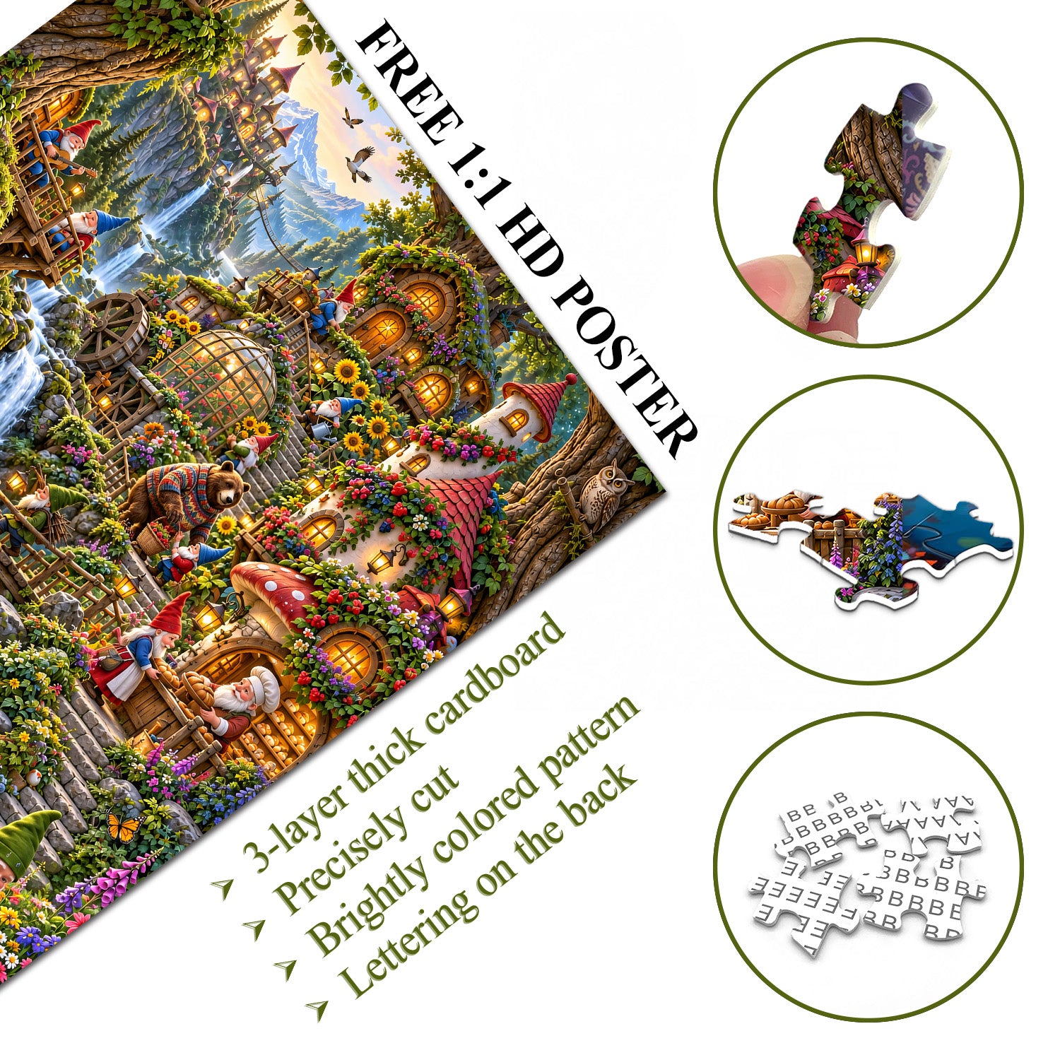 Valley of Gnomes Jigsaw Puzzle 1000 Pieces