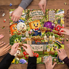 Salad Garden Party Jigsaw Puzzle 1000 Pieces