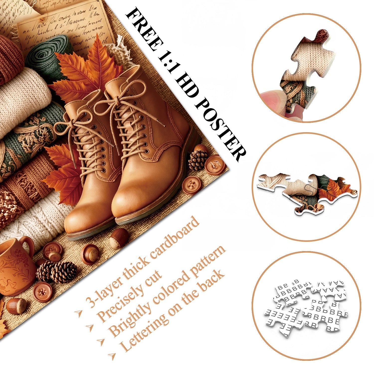 Herbst-Stillleben-Puzzle 1000 Teile