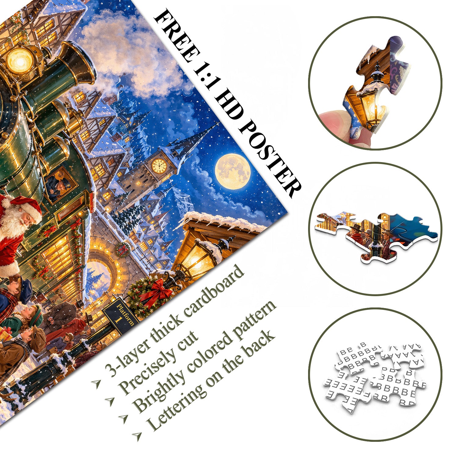Winter Station Jigsaw Puzzle 1000 Pieces