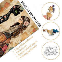 Artistic Boho Muse Jigsaw Puzzle 1000 Pieces