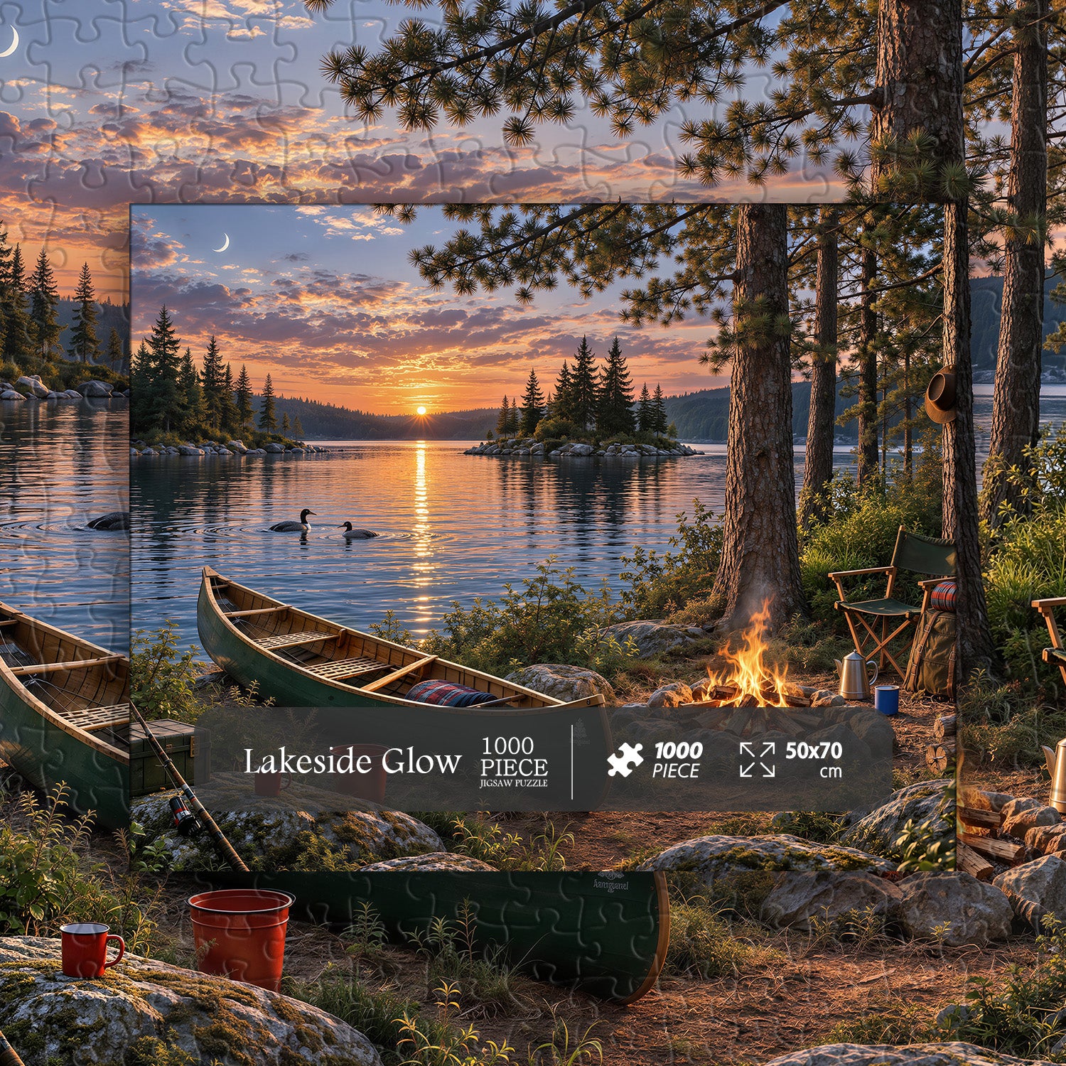Lakeside Glow Jigsaw Puzzle 1000 Pieces