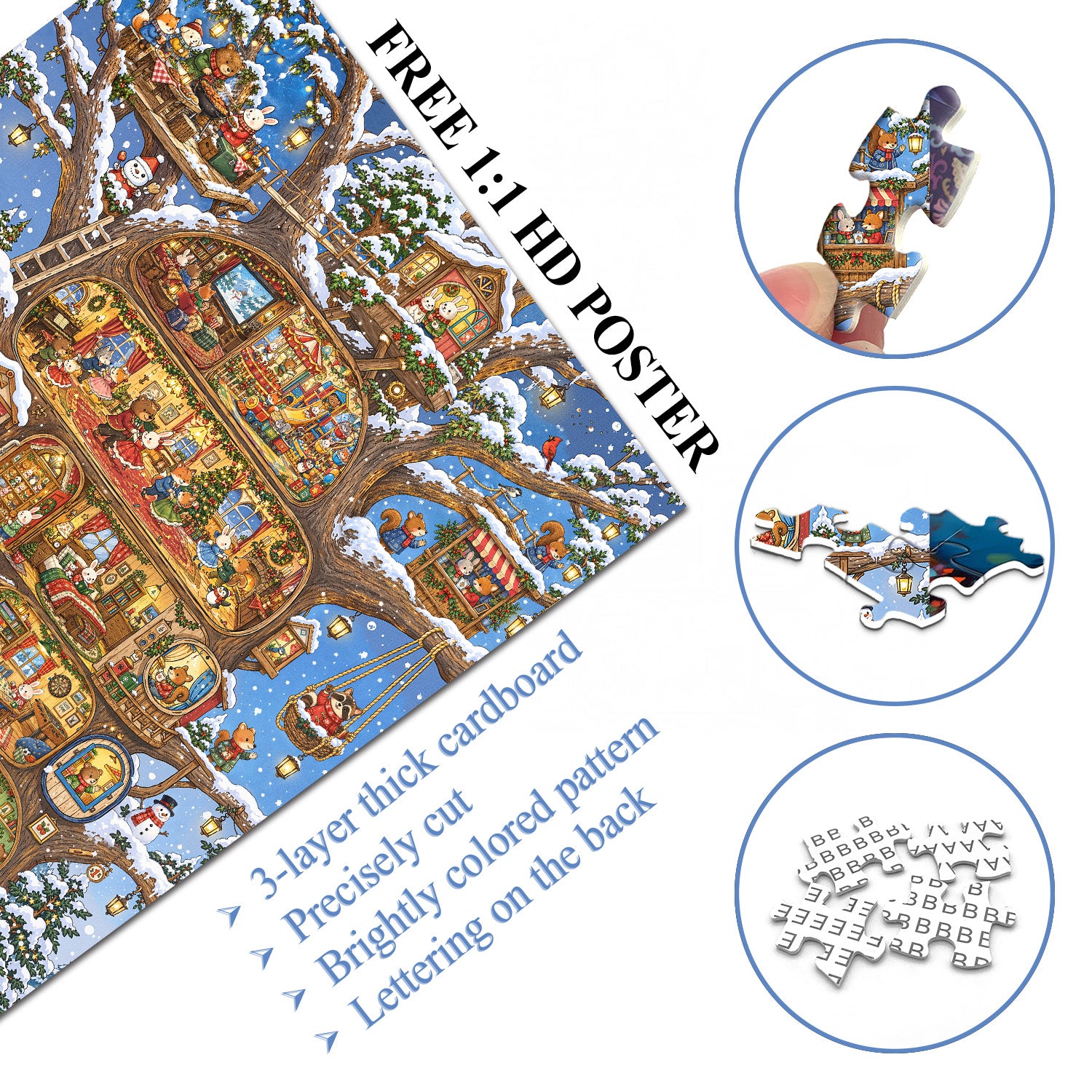 Winter Tree Home Jigsaw Puzzle 1000 Pieces