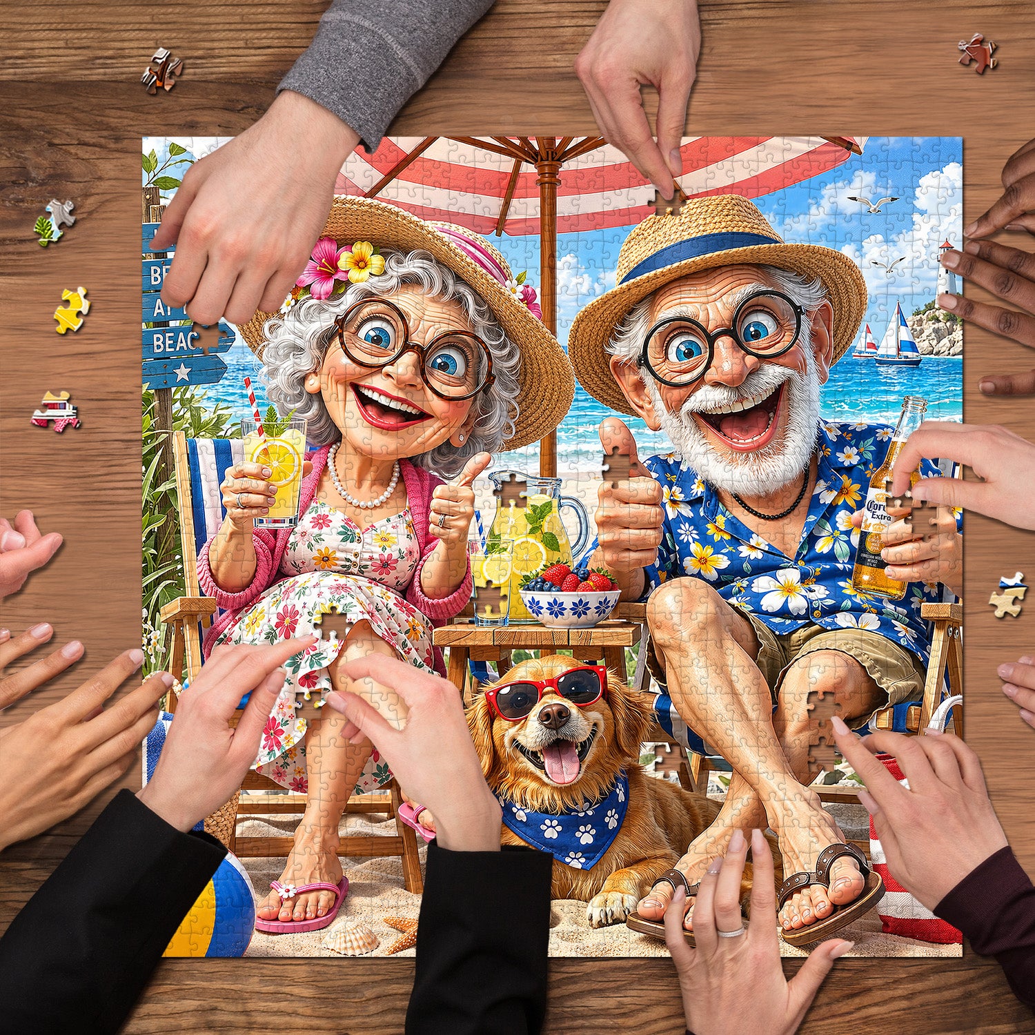 Coastal Cheers Jigsaw Puzzle 1000 Pieces