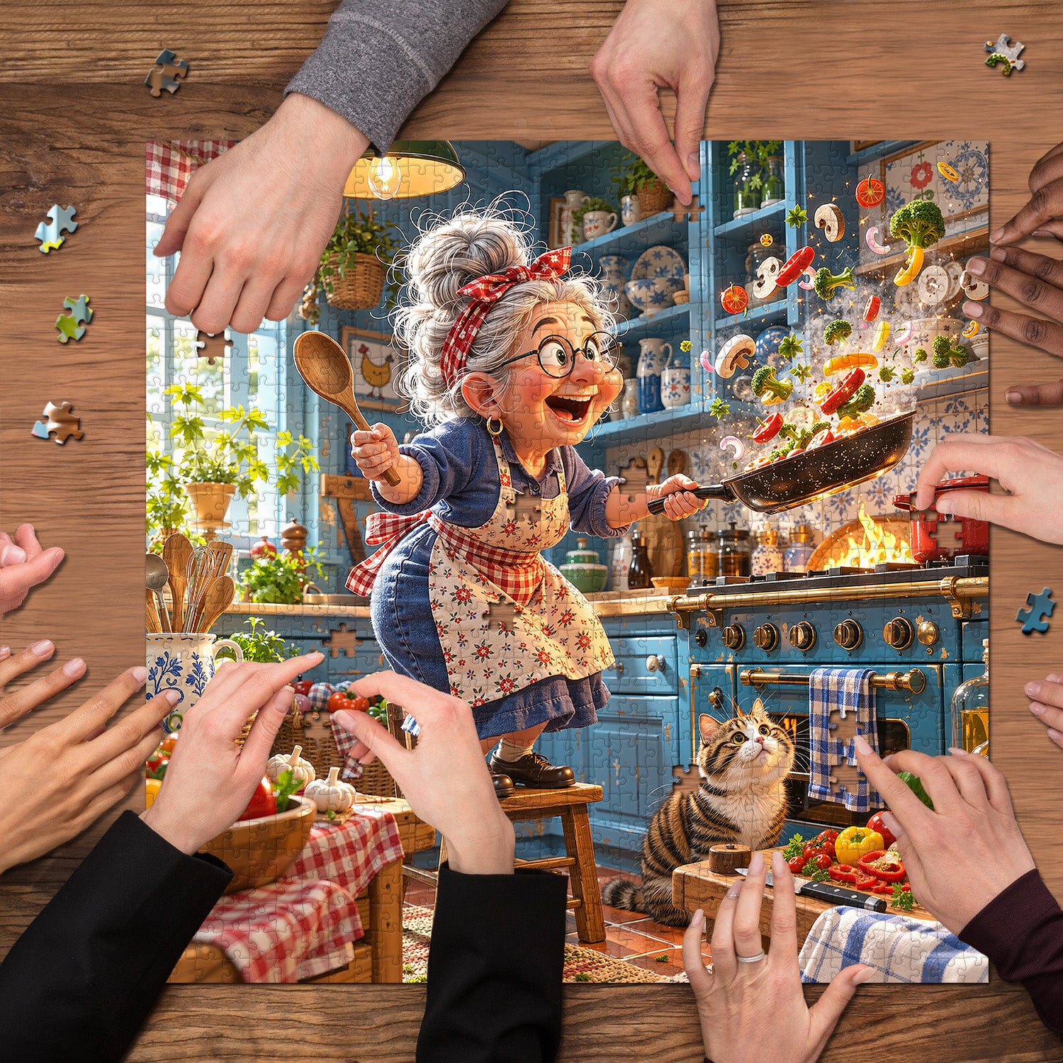 Granny’s Kitchen Jigsaw Puzzle 1000 Pieces