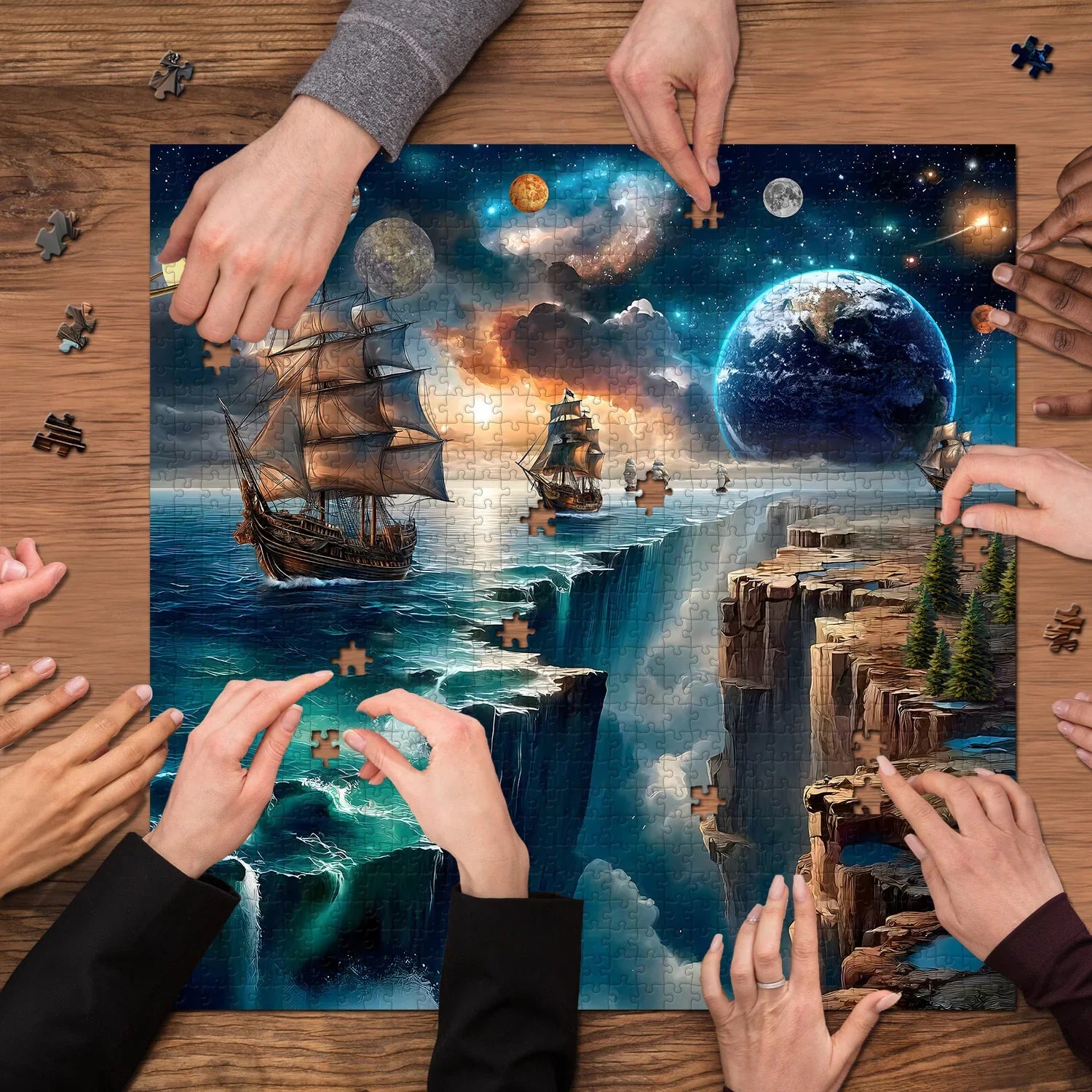 Puzzle di navigazione interstellare 1000 pezzi