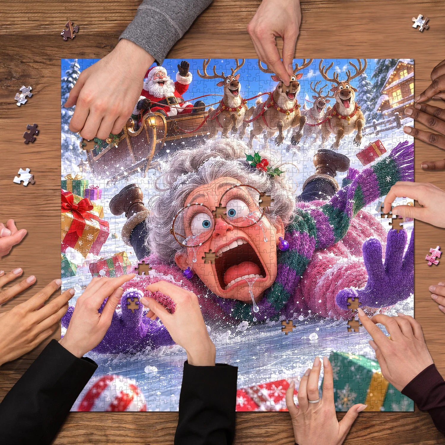 Frosty Surprise Jigsaw Puzzle 1000 Pieces