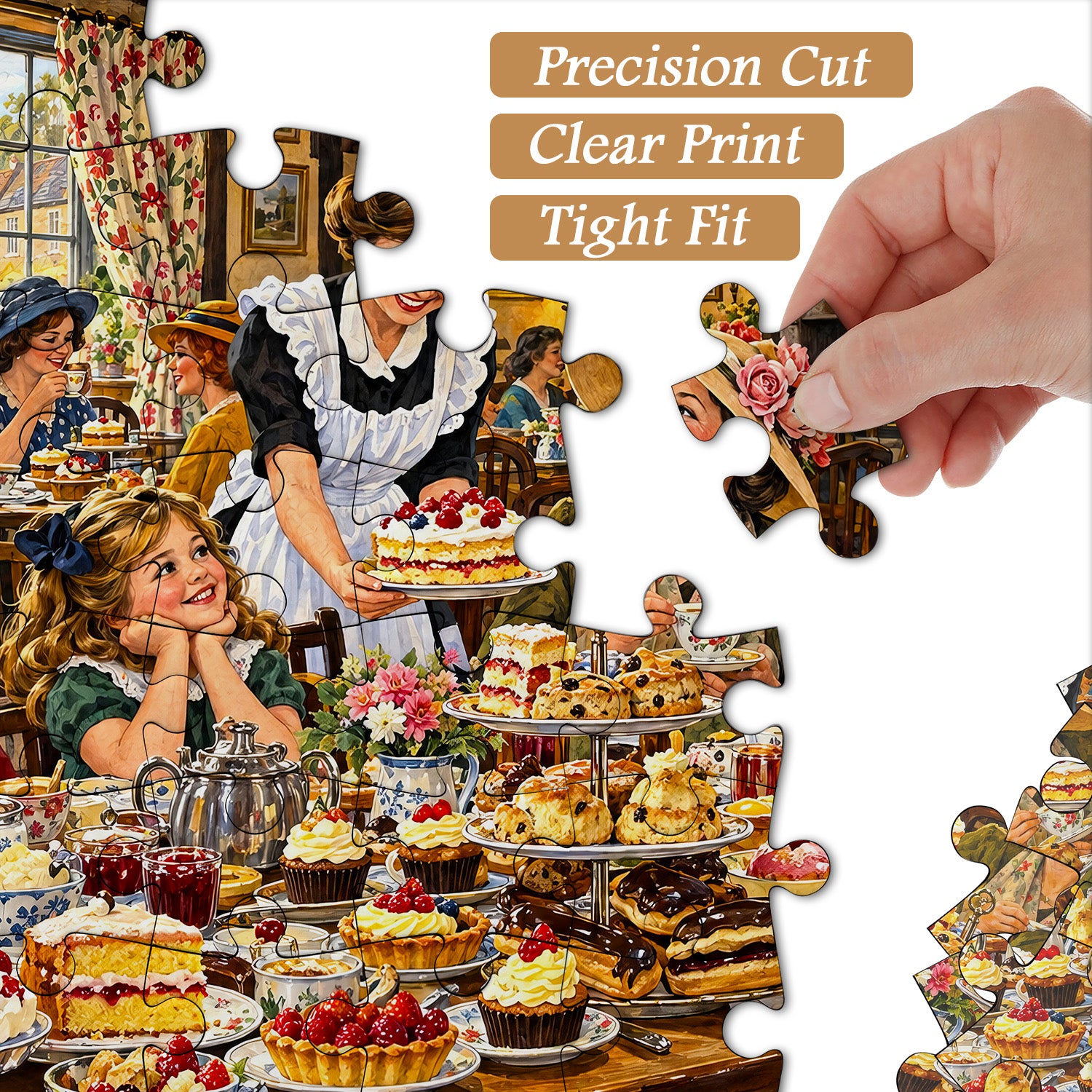 Sweet Tea Gathering Jigsaw Puzzle 1000 Pieces