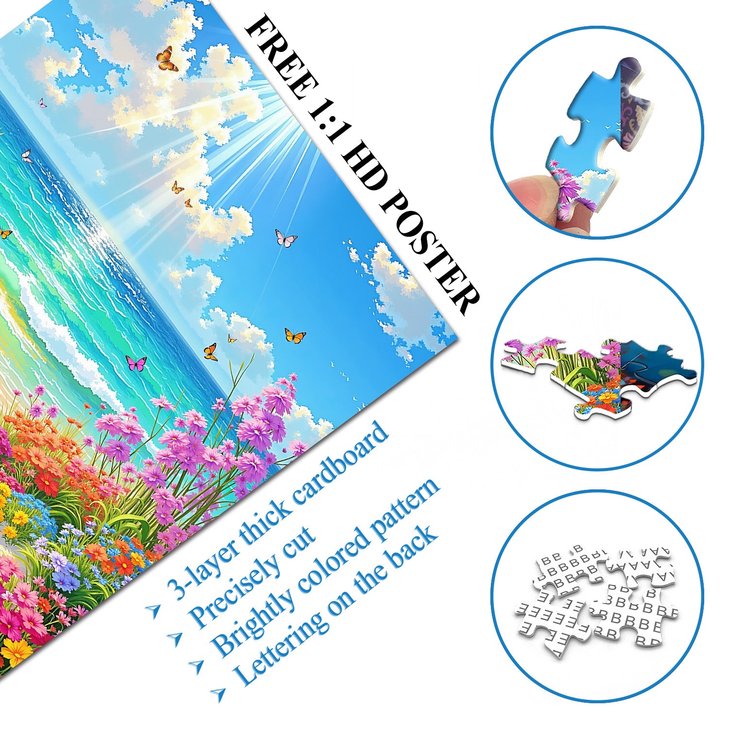 Puzzle Blooming Shore 1000 pezzi