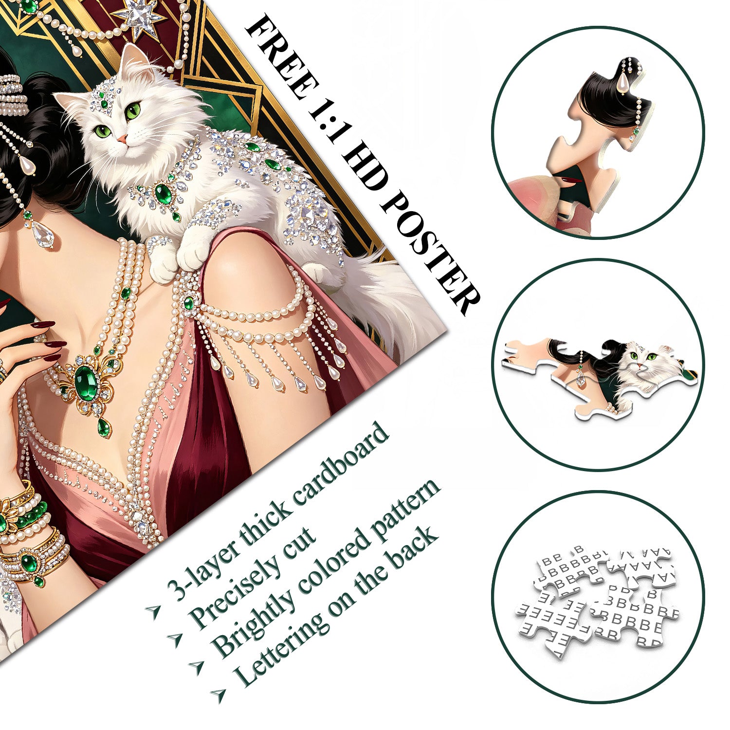 The Emerald Muse Jigsaw Puzzle 1000 Pieces