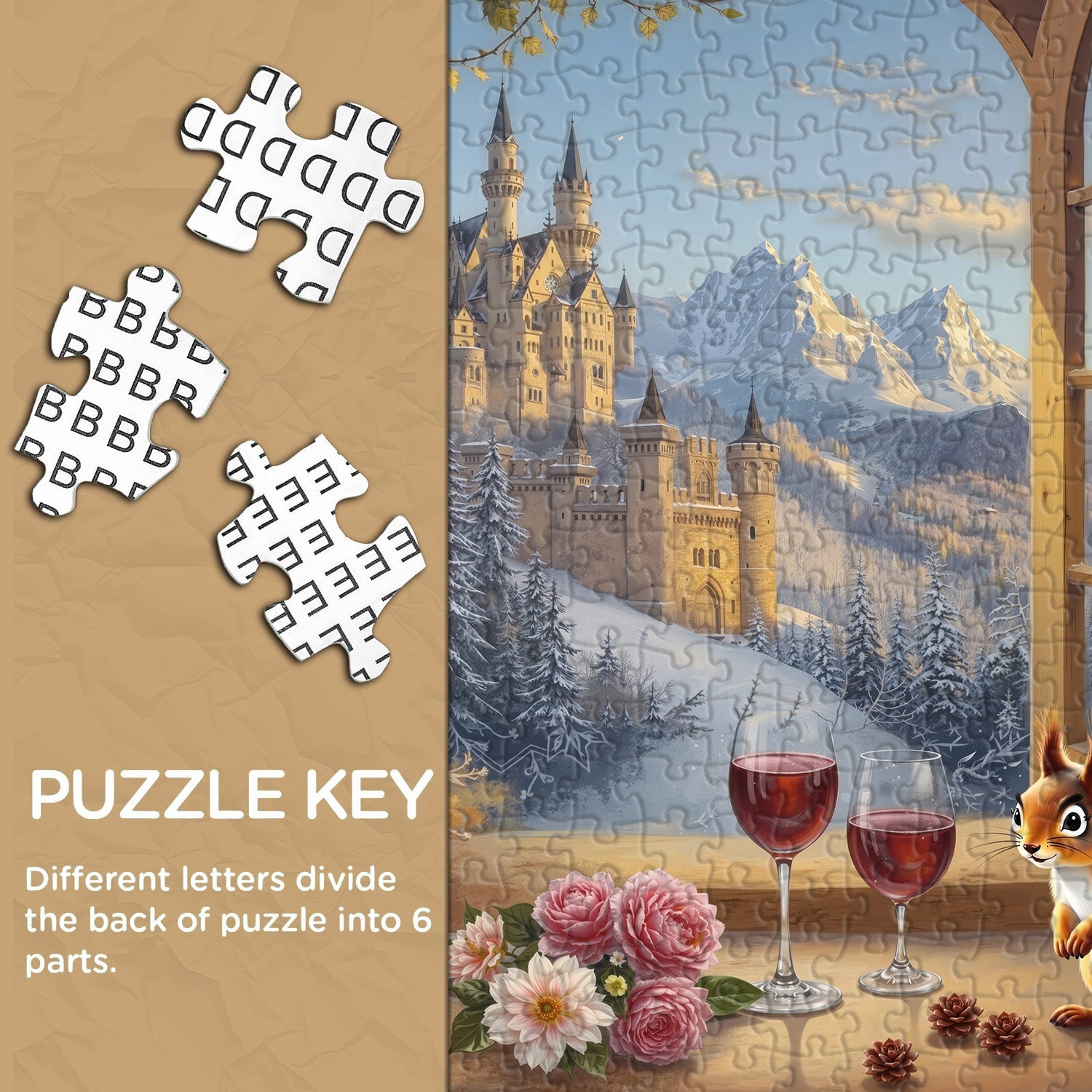 Winter Wonderland Window Jigsaw Puzzle 1000 Pieces