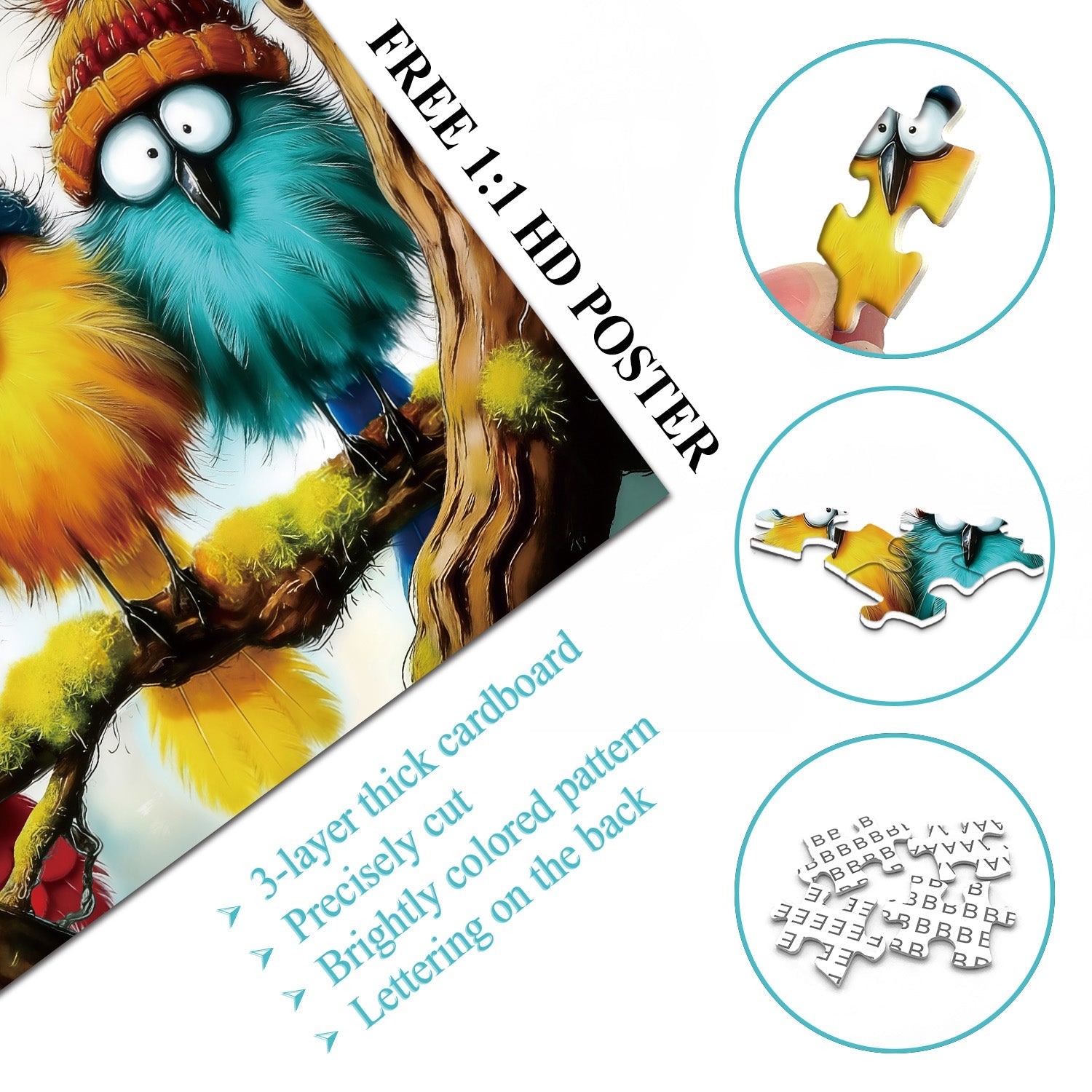 Quirky Tweets Jigsaw Puzzle 1000 Pieces