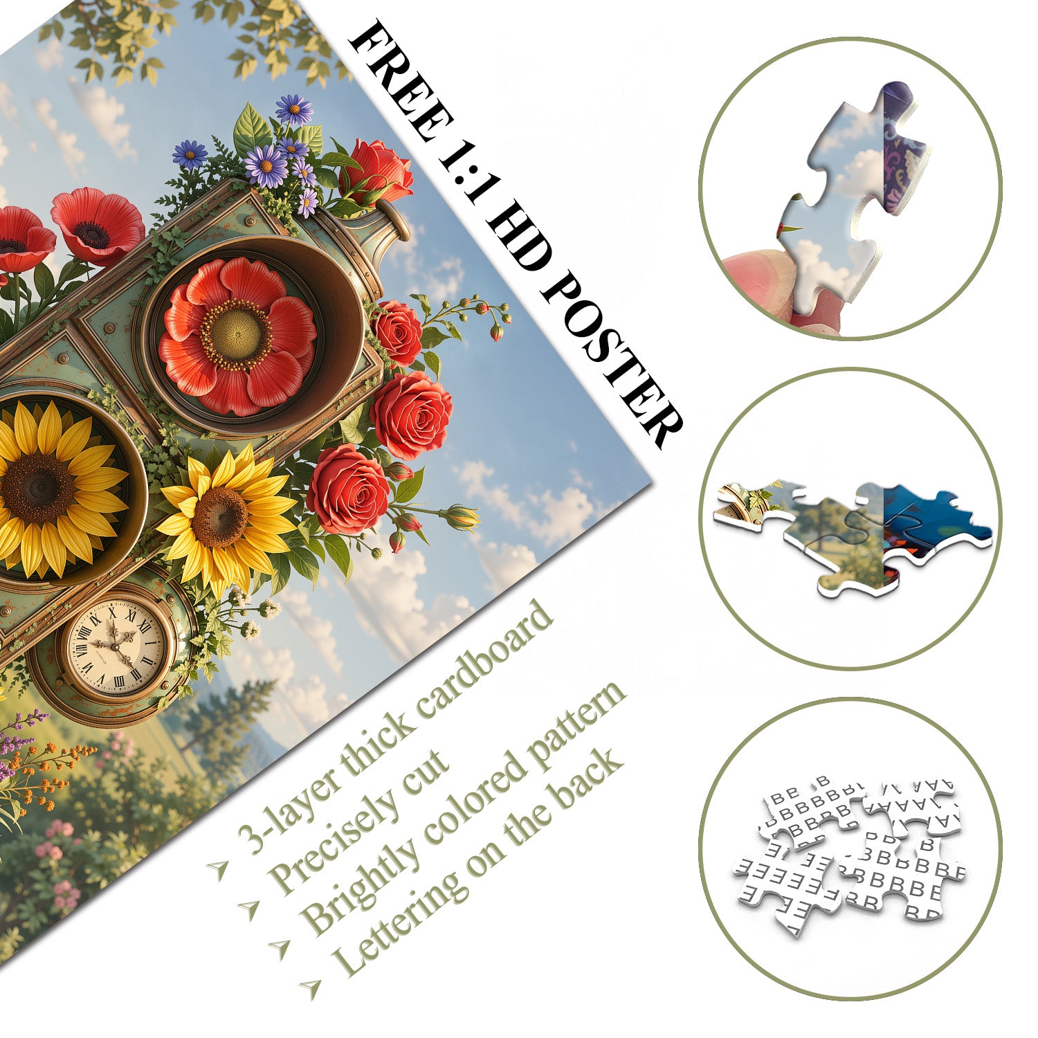 Floral Moments Jigsaw Puzzle 1000 Pieces