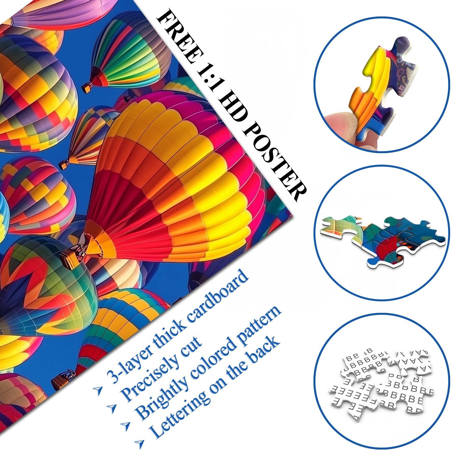 Balloon Carnival Jigsaw Puzzle 1000 Pieces