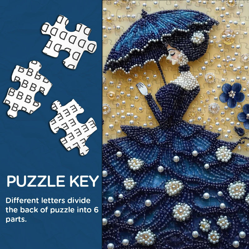 Puzzle de la dame perle 1000 pièces