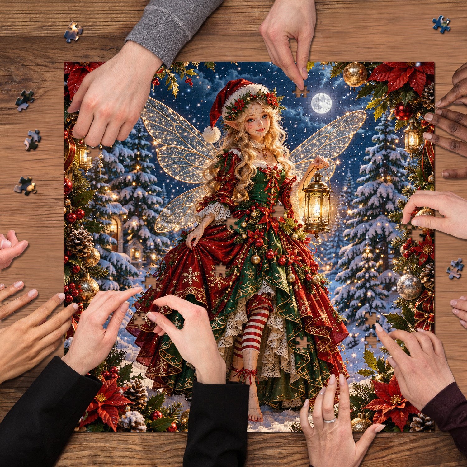 Lantern Fairy Jigsaw Puzzle 1000 Pieces