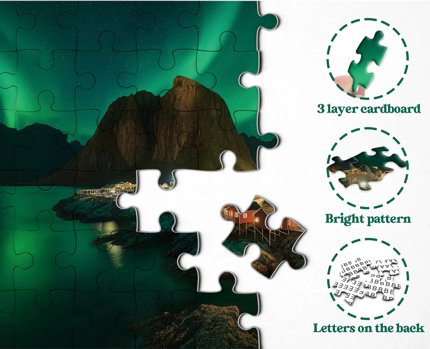 Puzzle de puzzon silencieux Aurora 1000 pièces