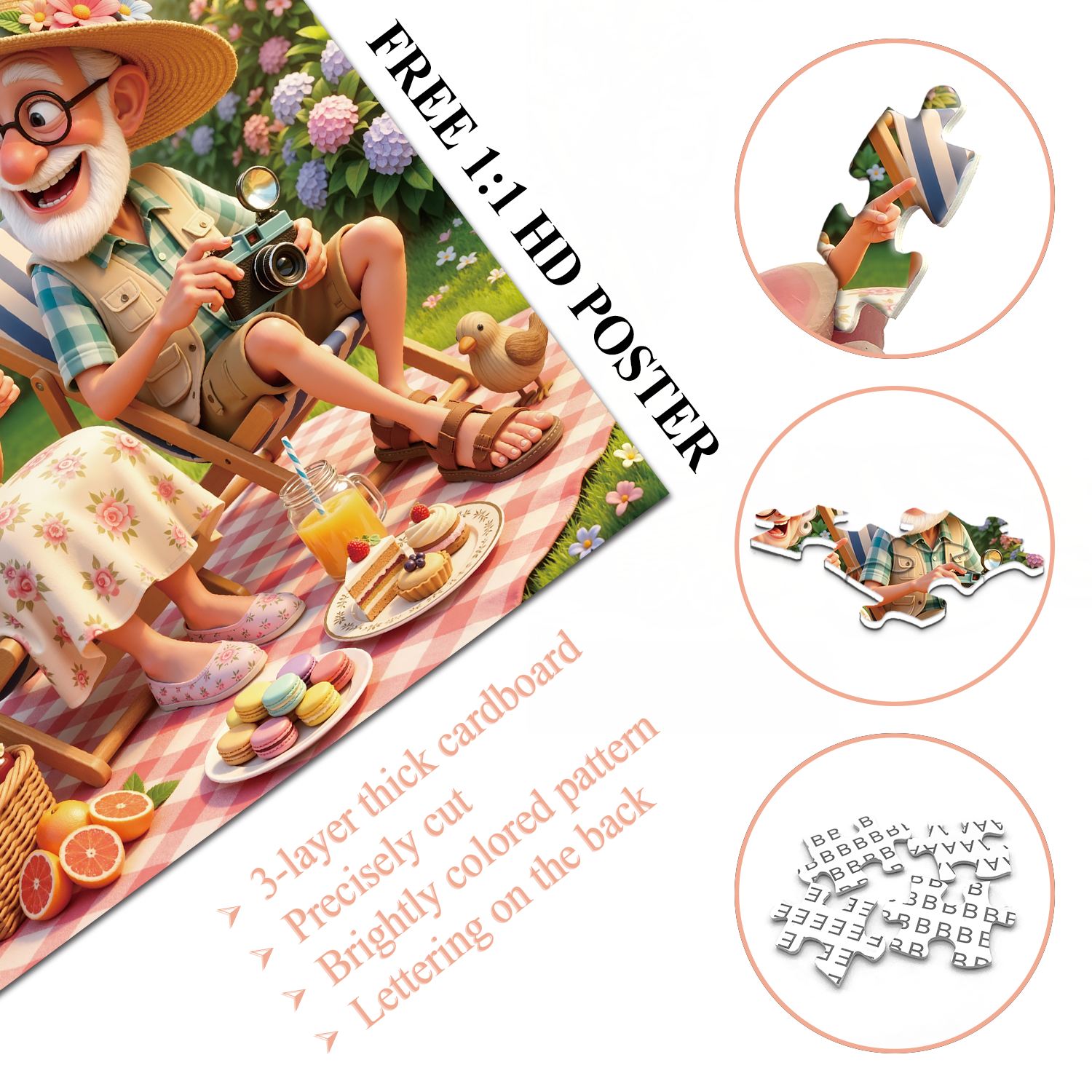 Puzzle Joymates da picnic, 1000 pezzi