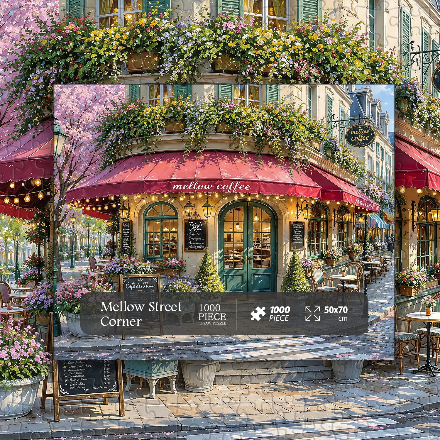 Mellow Street Corner Jigsaw Puzzle 1000 Pieces