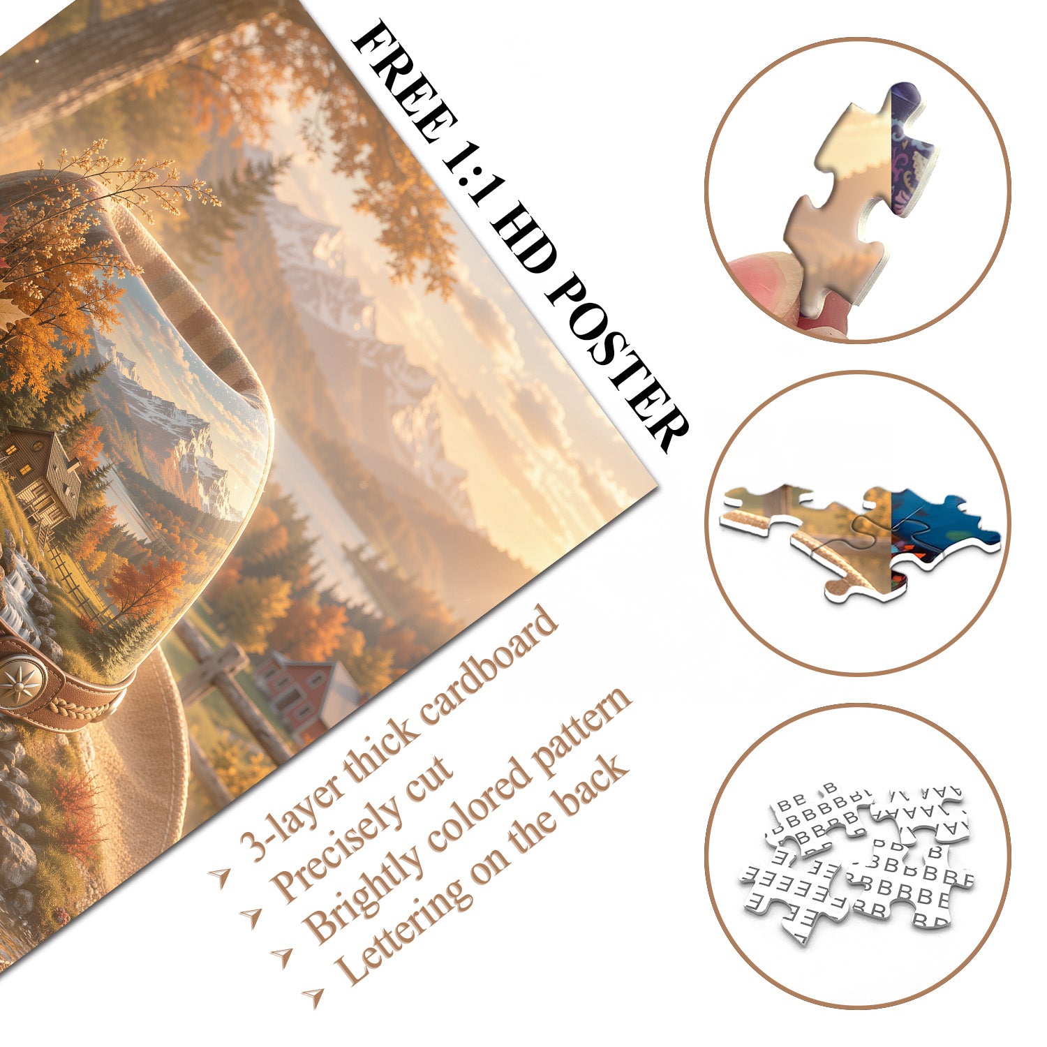 Autumn Hatland Jigsaw Puzzle 1000 Pieces
