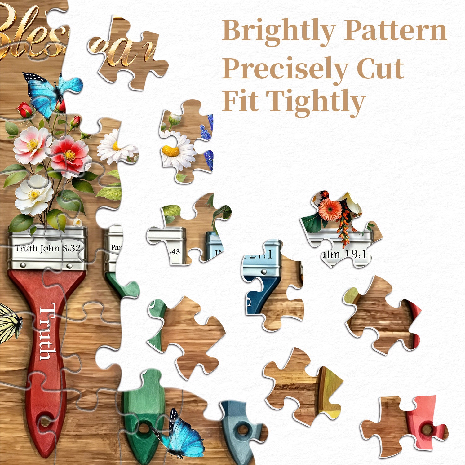 Faith Paint Brushes Jigsaw Puzzle 1000 Pieces