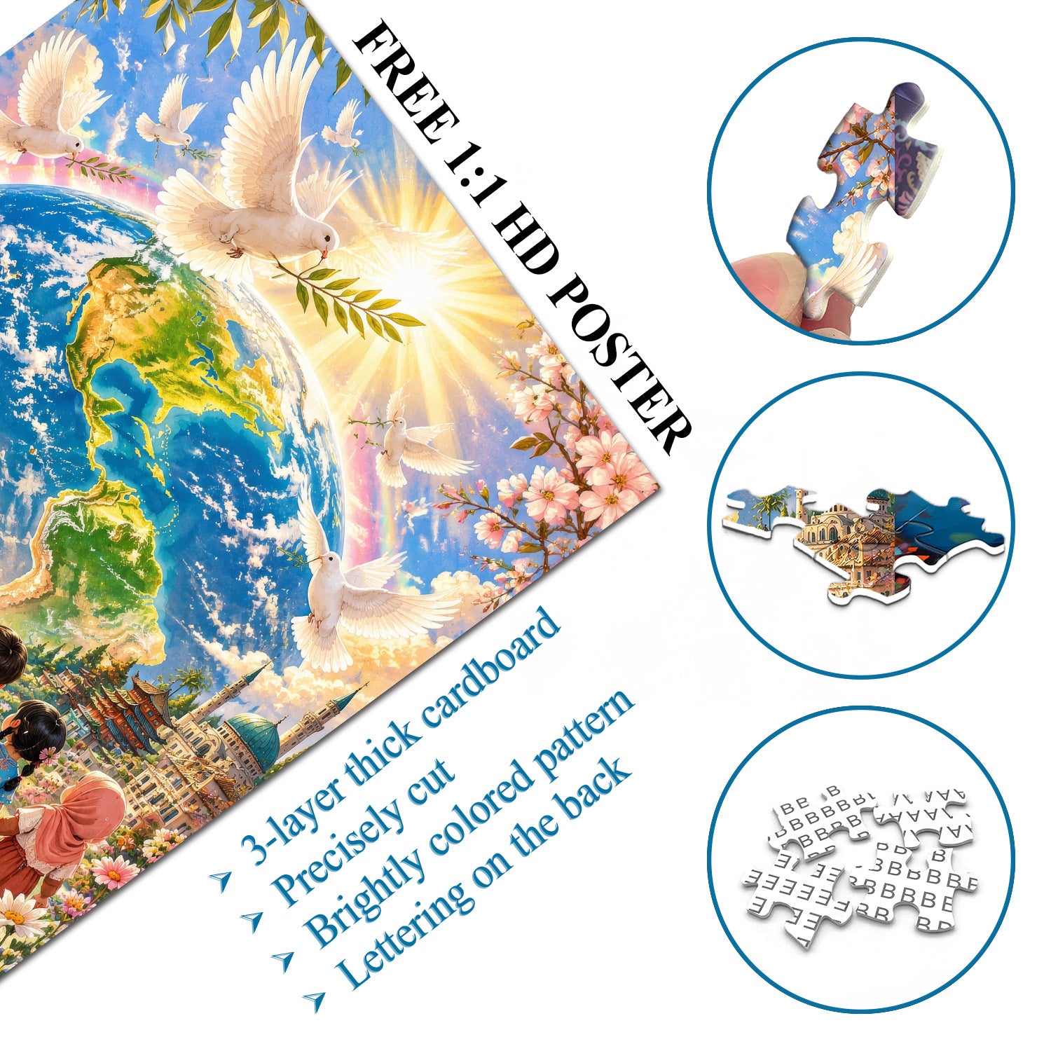 Peace & Unity Jigsaw Puzzle 1000 Pieces